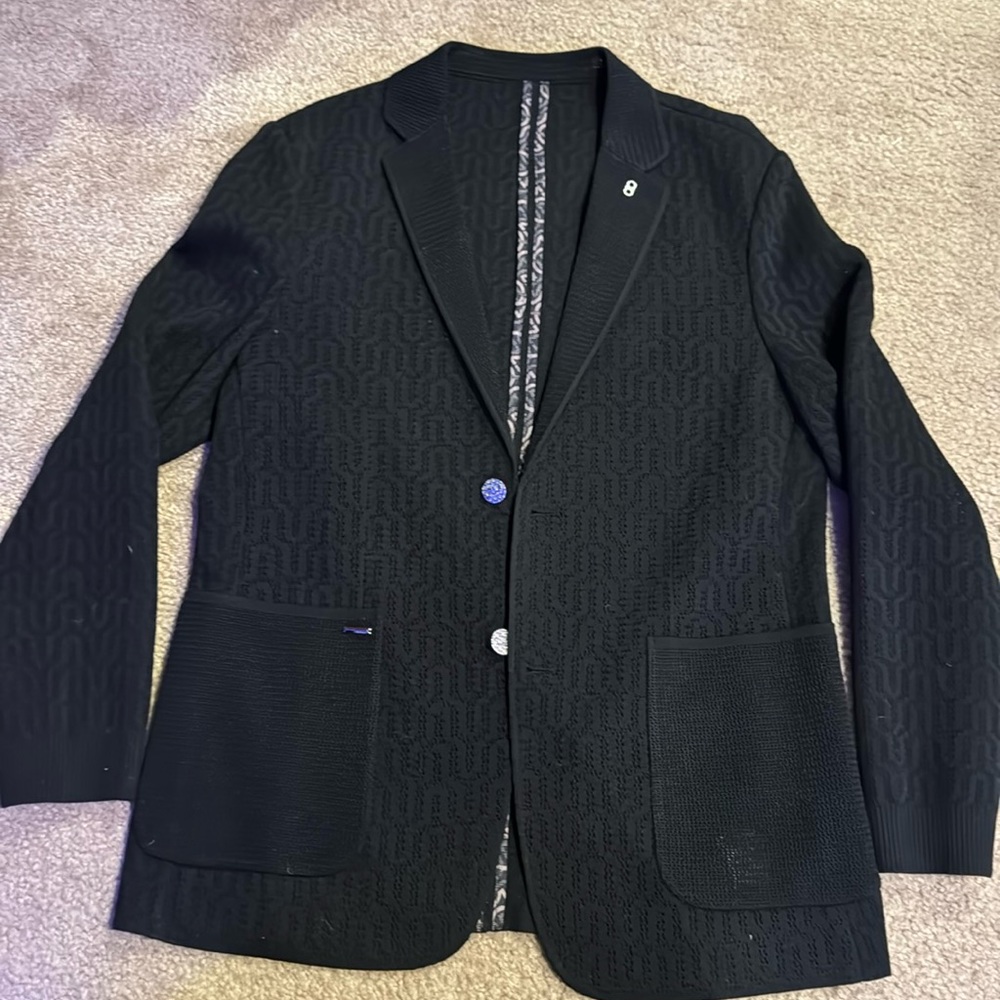 Selling Ferragamo cardigan sweater/ jacket with silver buckles